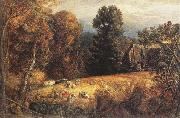 Samuel Palmer The Gleaning Field oil painting artist